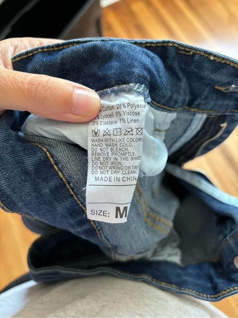 Classic Women's Distressed Blue Jeans